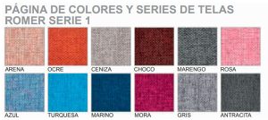 Colores tapizado