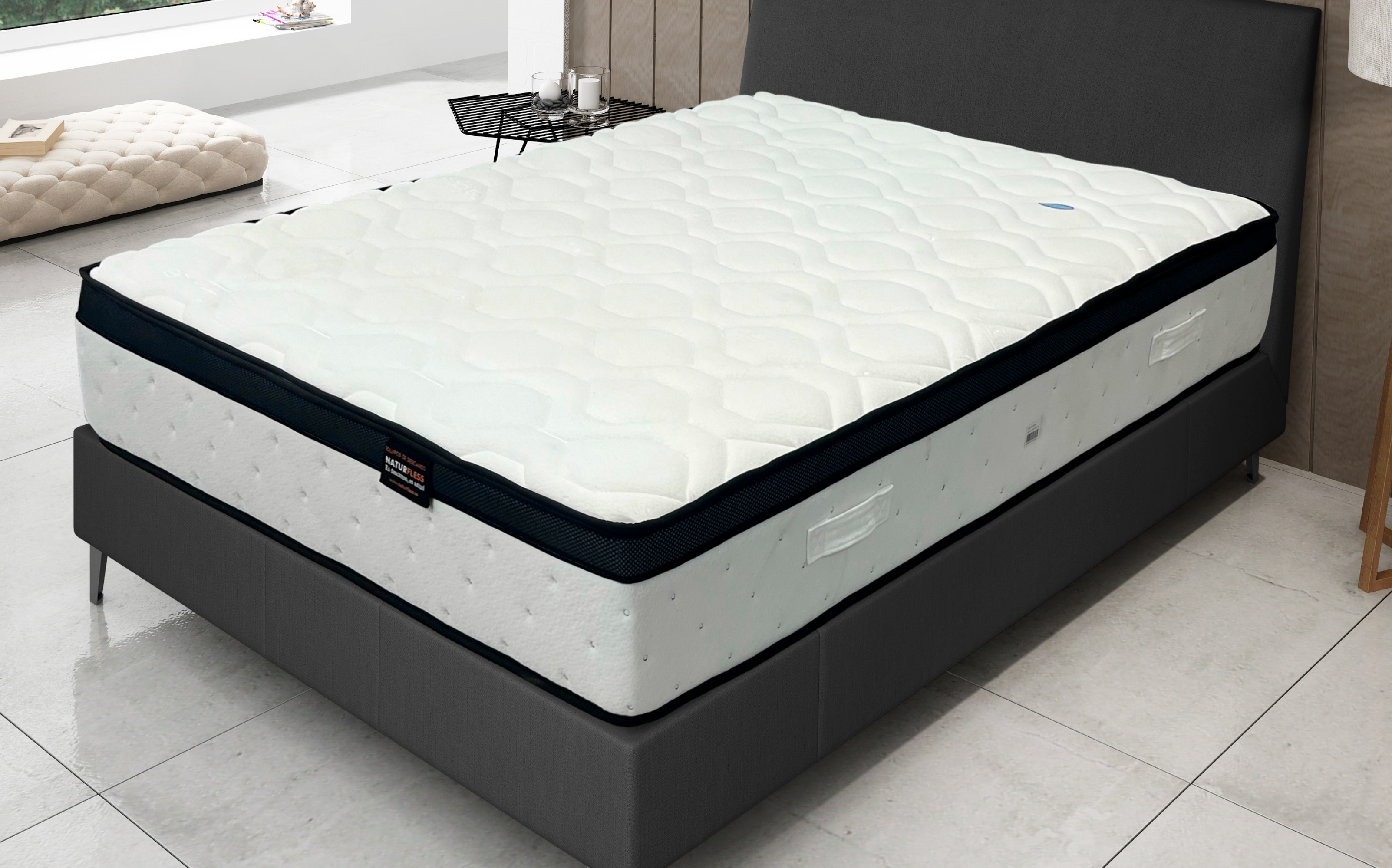 supra con fondo Colchón Supra Naturfless